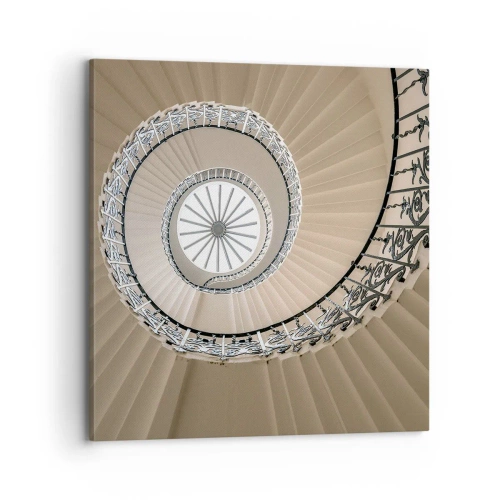 Obraz na plátne - Vnútri mušle - 70x70 cm