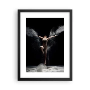 Plagát v čiernom ráme - Elfovia existujú - 30x40 cm