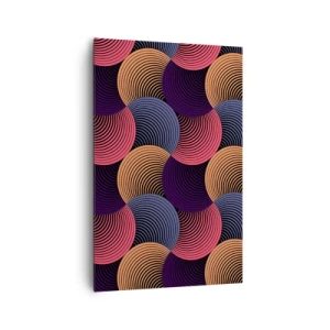 Obraz na plátne - V kruhovom rytme - 80x120 cm