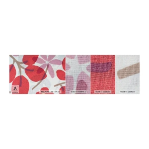 Vzorka fototapety Premium Canvas - Kvetinová kompozícia v ružovej - Boho, Kvety, Minimalizmus - 100x30 cm