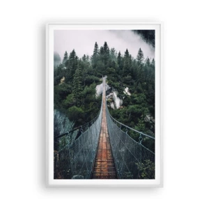 Plagát v bielom ráme - Len pre orlov - 70x100 cm