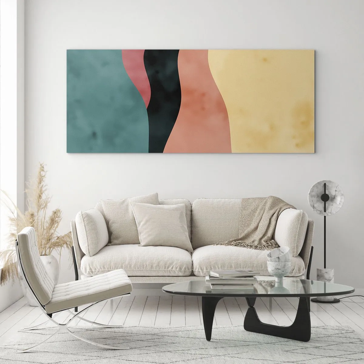 Obraz na skle - Kompatibilný nesúlad - 120x50 cm