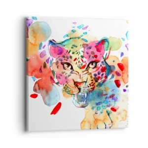 Obraz na plátne - Kráska a zviera - 40x40 cm