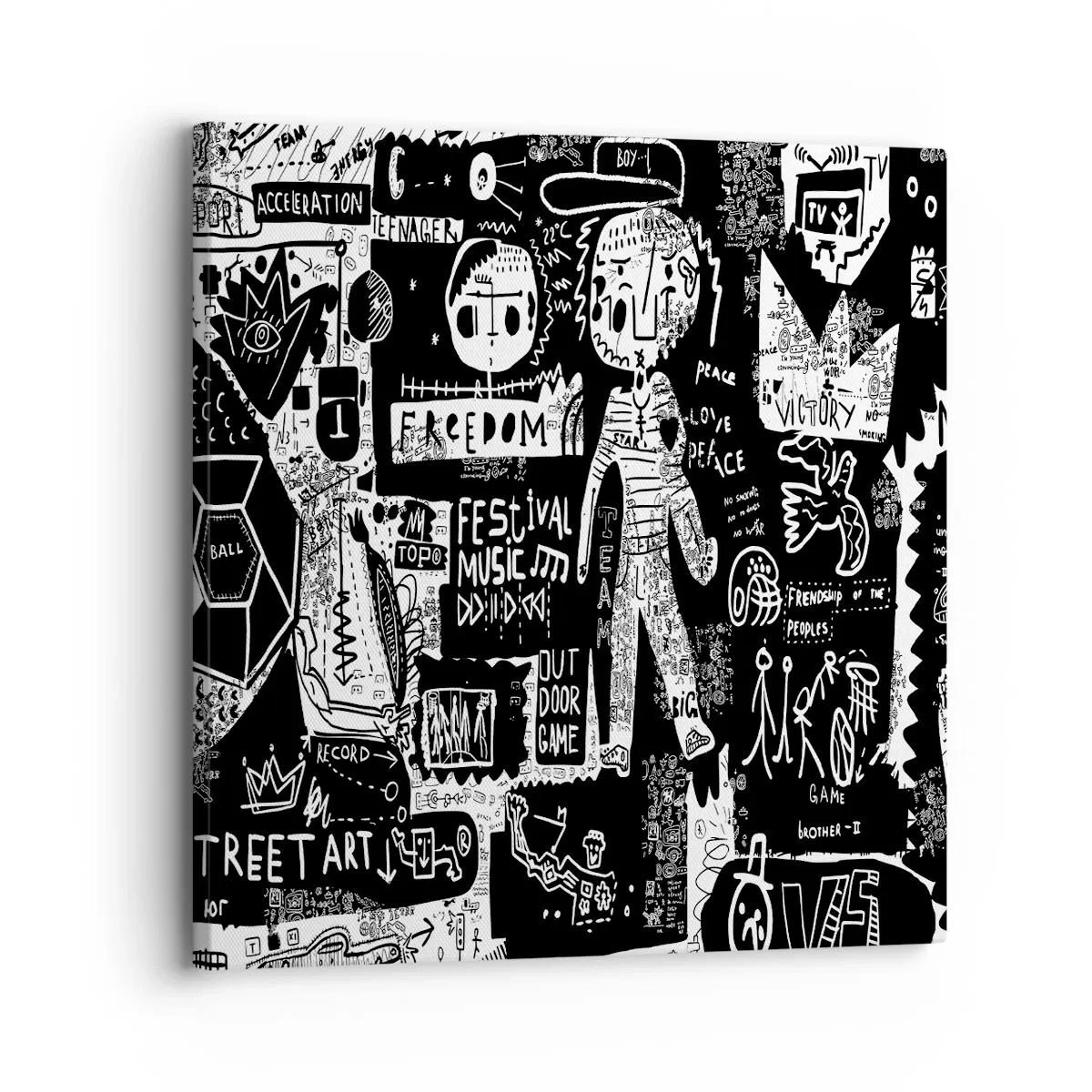 Obraz na plátne - Práva a radosti duševnej mladosti - 30x30 cm