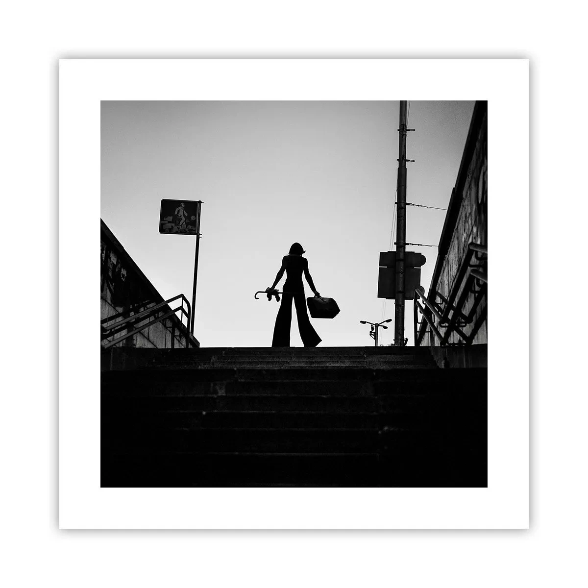 Plagát - Mestská cesta - 40x40 cm