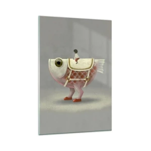 Obraz na skle - Rybí jazdec - 80x120 cm