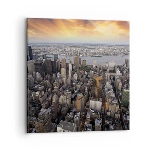 Obraz na plátne - Búšiace srdce našej doby - 70x70 cm