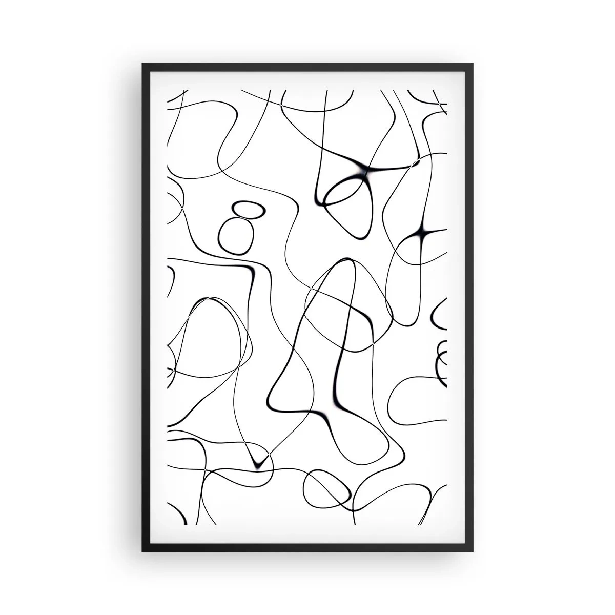 Plagát v čiernom ráme - Cesty života, zákruty osudu - 61x91 cm