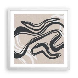 Plagát v bielom ráme - Znásobená expresia - 50x50 cm