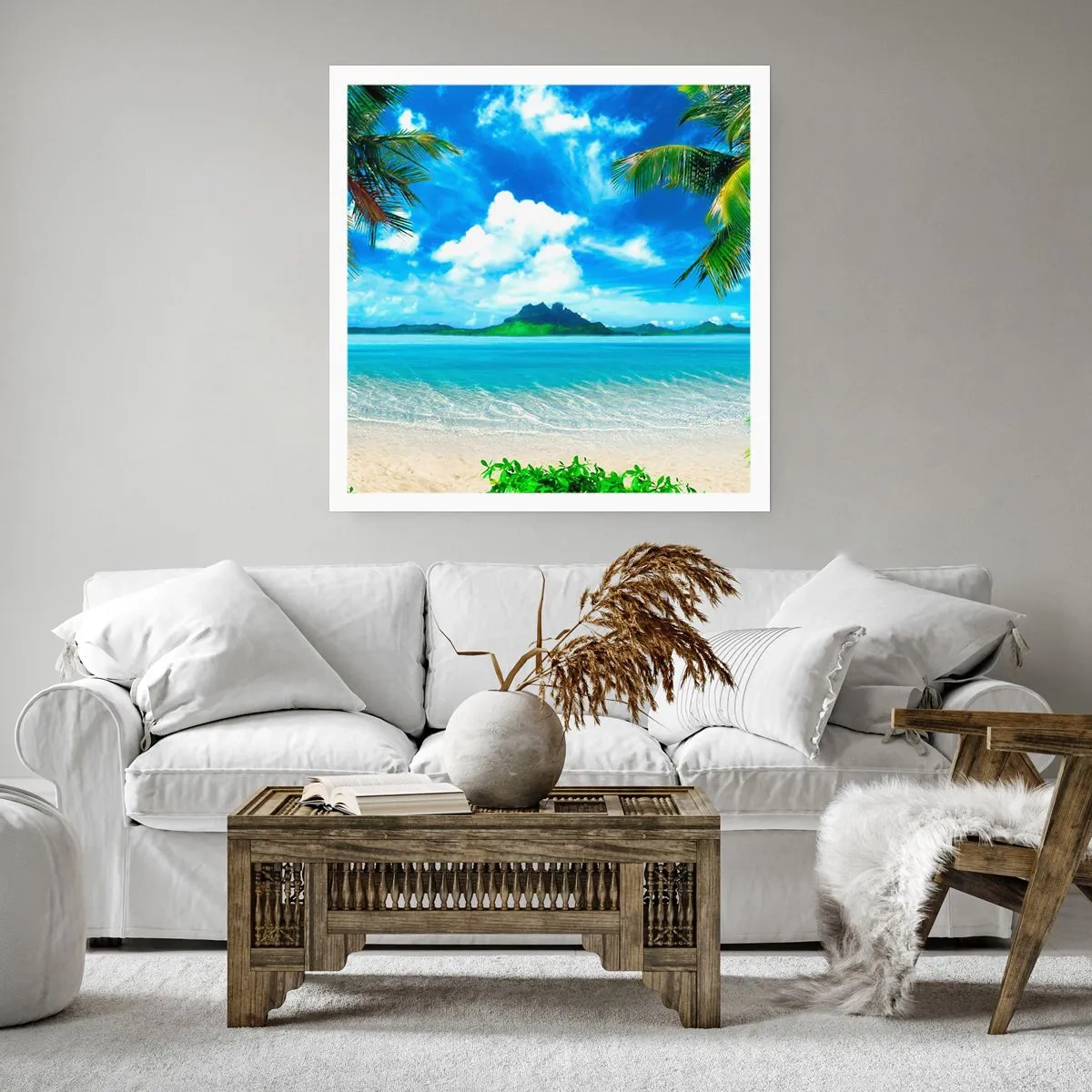 Plagát - Lazúr trópov - 60x60 cm
