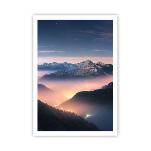 Plagát - Svetlo v údoliach - 70x100 cm