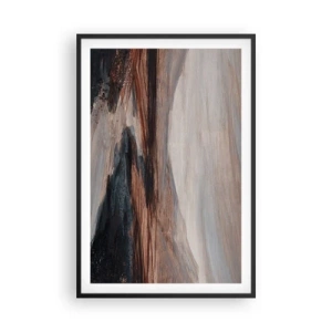 Plagát v čiernom ráme -  Pokojné údolie - 61x91 cm