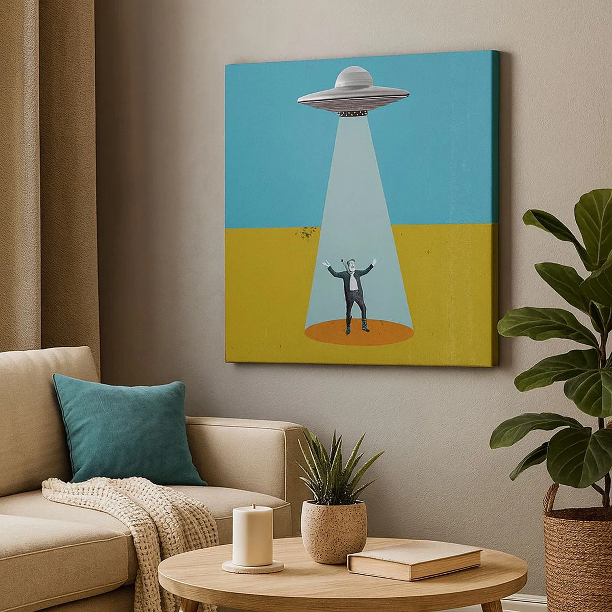 Obraz na plátne - Blízke stretnutie - 30x30 cm