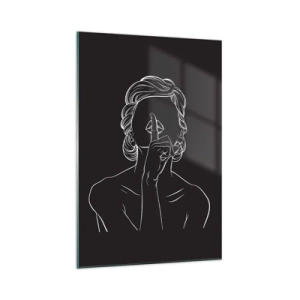 Obraz na skle - Krása rozkvitá v tichu - 70x100 cm