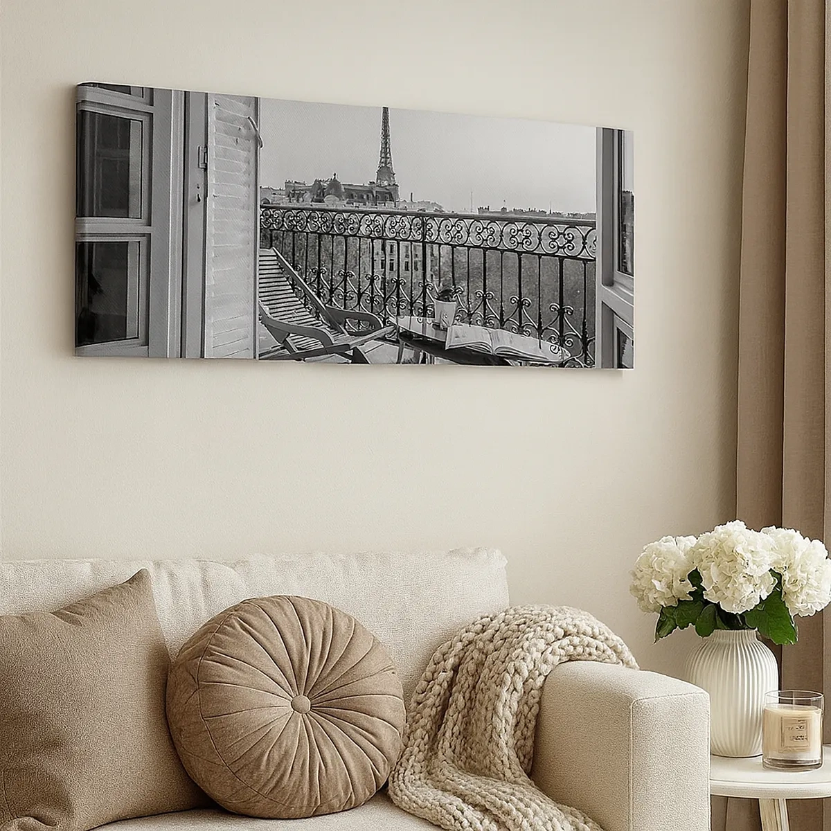 Obraz na plátne - Parížske popoludnie - 30x30 cm