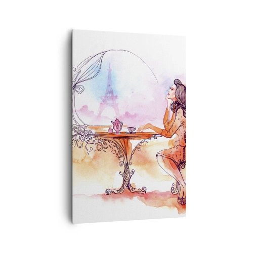 Obraz na plátne - Parížska elegancia - 80x120 cm