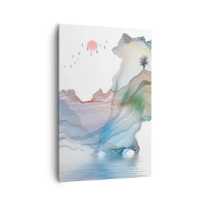 Obraz na plátne - Ku krištáľovým horám - 80x120 cm