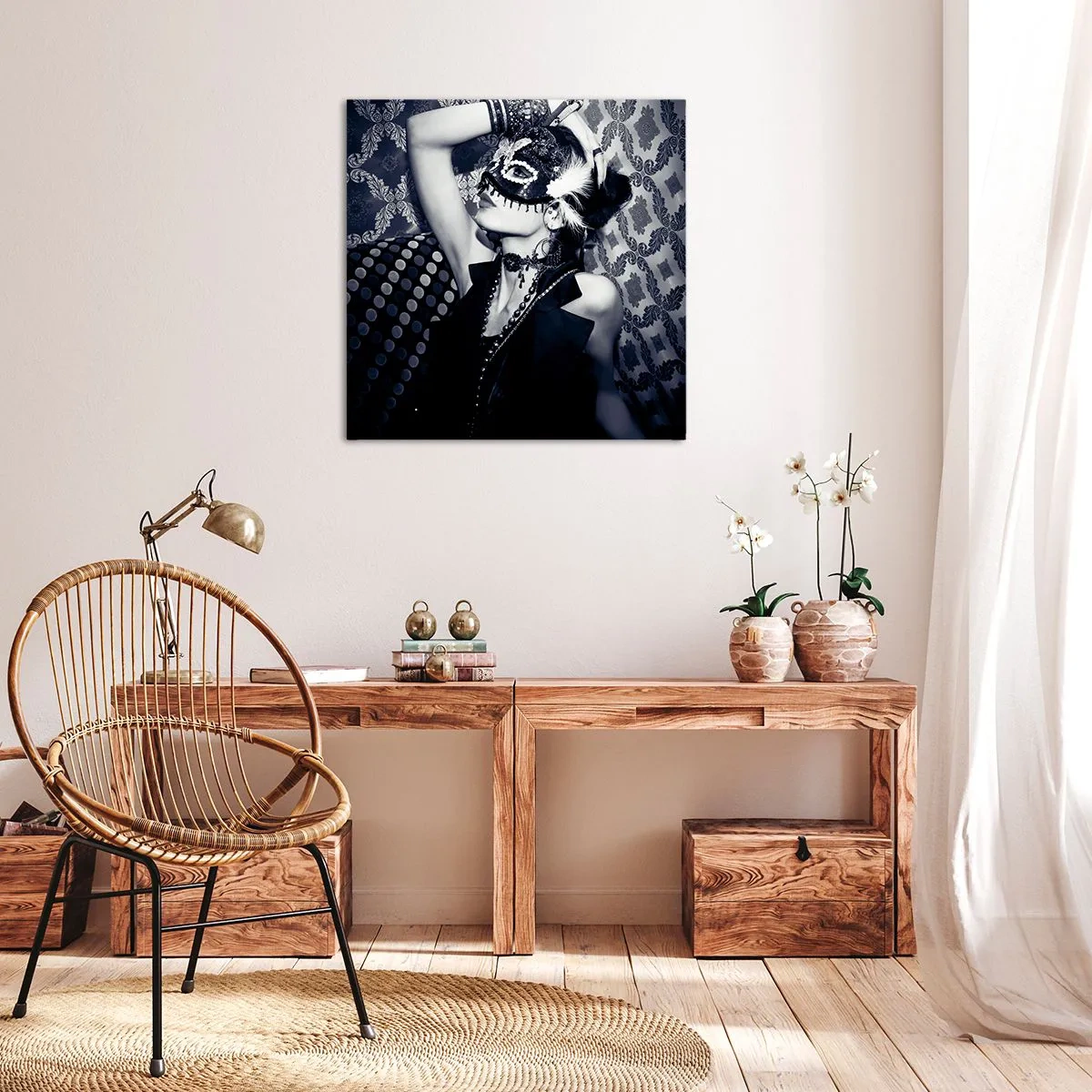 Obraz na plátne - Dekorácie, ozdoby, vzory… - 70x70 cm