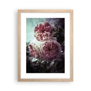 Plagát v ráme zo svetlého duba - V romantickej atmosfére - 30x40 cm