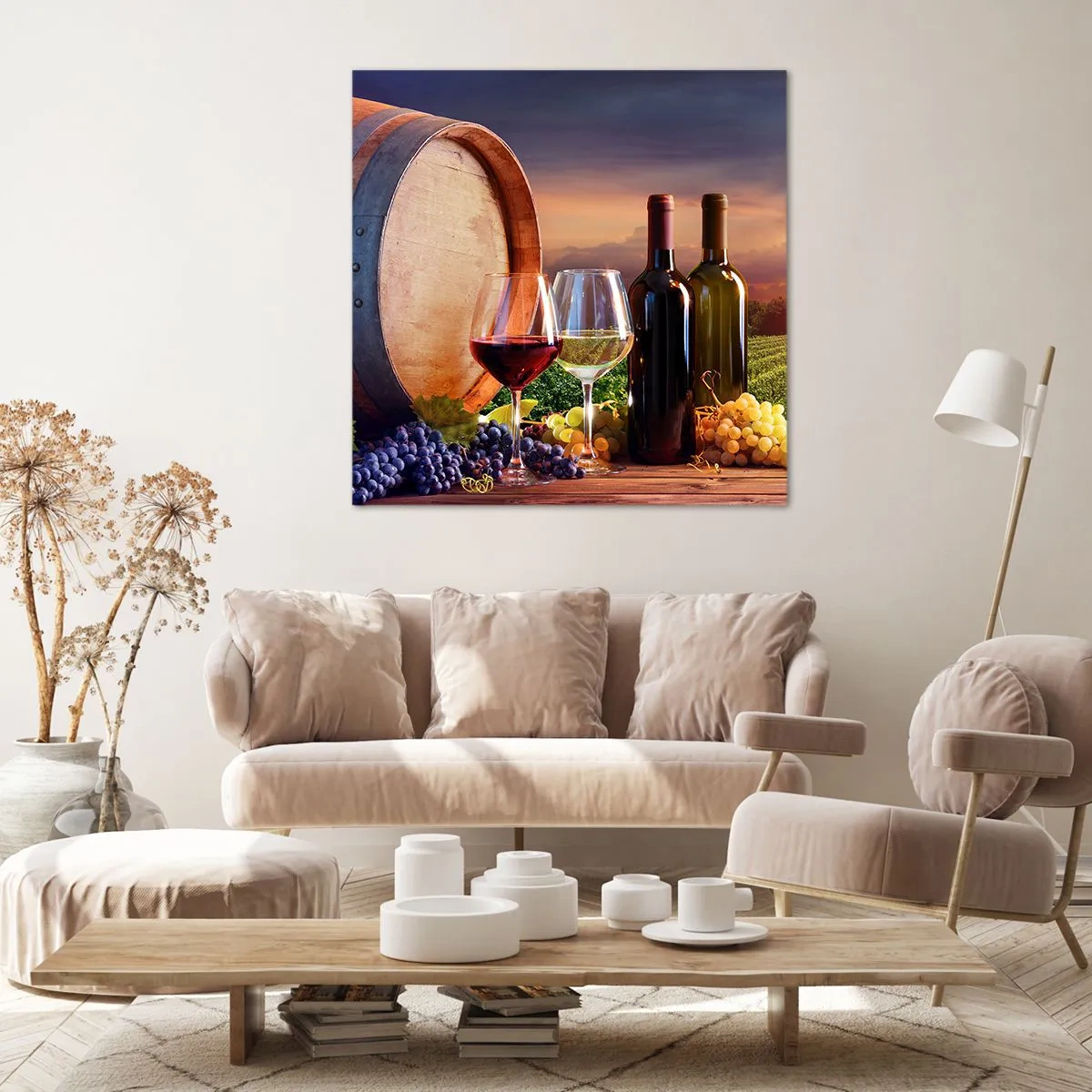 Obraz na plátne - Tu má život chuť - 70x70 cm