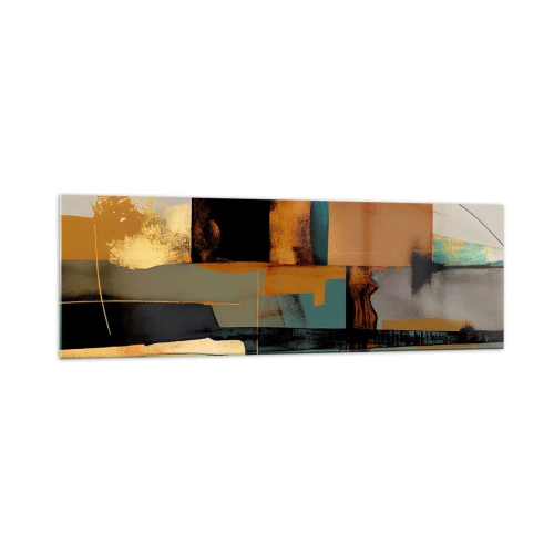 Obraz na skle - Abstrakcia – svetlo a tieň - 160x50 cm