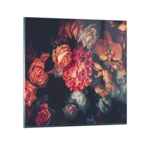 Obraz na skle - Ako u holandských majstrov - 30x30 cm