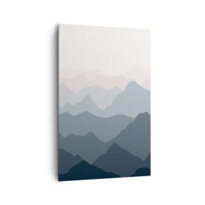 Obraz na plátne - Vlny hôr - 80x120 cm