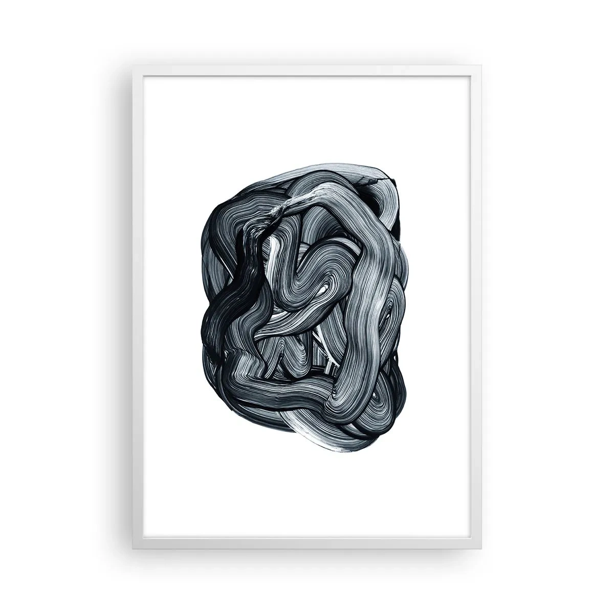 Plagát v bielom ráme - Nie je to tak jednoduché - 50x70 cm