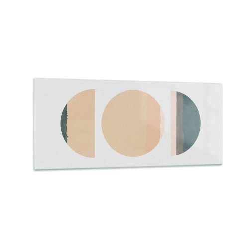 Obraz na skle - Kruh za kruhom - 120x50 cm