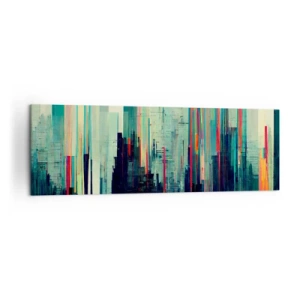 Obraz na plátne - Futuristické mesto - 160x50 cm