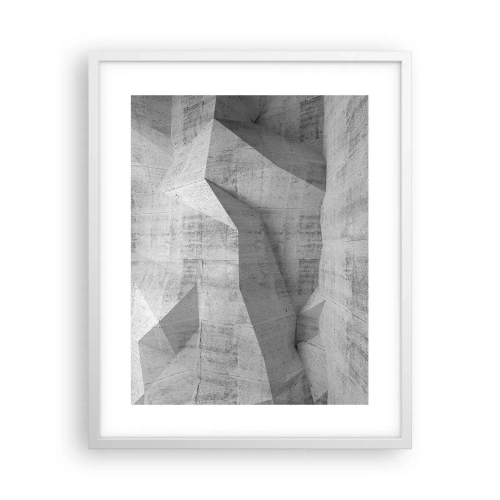 Plagát v bielom ráme - Skutočná výzva - 40x50 cm