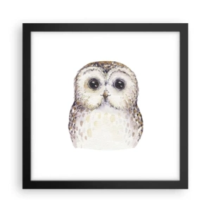 Plagát v čiernom ráme - Pozri sa mi do očí - 30x30 cm