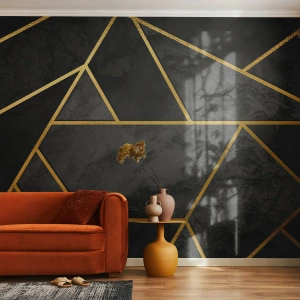 Fototapeta Premium Canvas - Temnota a svetlo - Abstrakcia, Kus, Moderný vzor - 450x315 cm