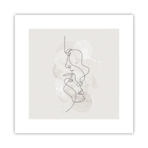 Plagát - Zamotaní v objatí - 30x30 cm