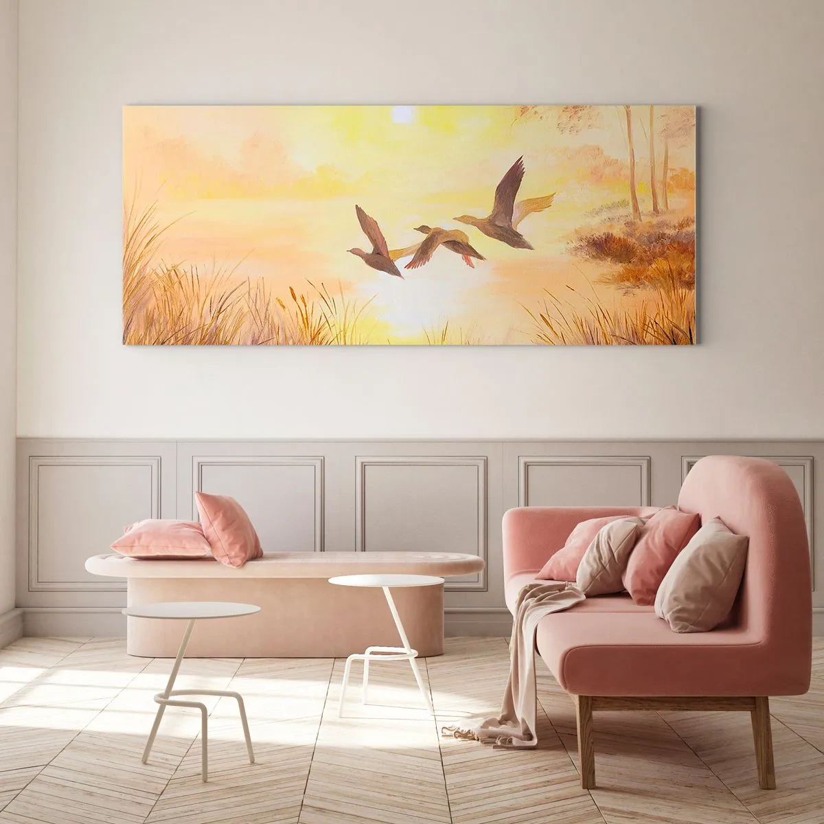 Obraz na skle - Začiatok ďalekej cesty - 90x30 cm