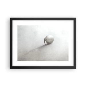 Plagát v čiernom ráme - Hra života - 40x30 cm