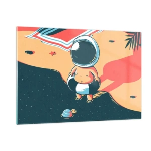 Obraz na skle - Z iného pohľadu - 120x80 cm