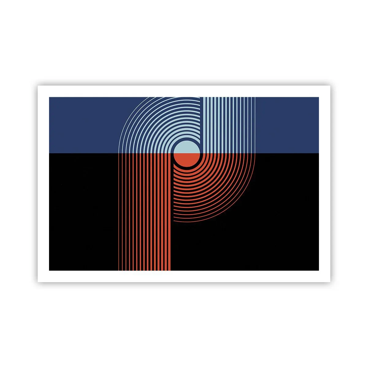 Plagát - V geometrickom objatí - 91x61 cm
