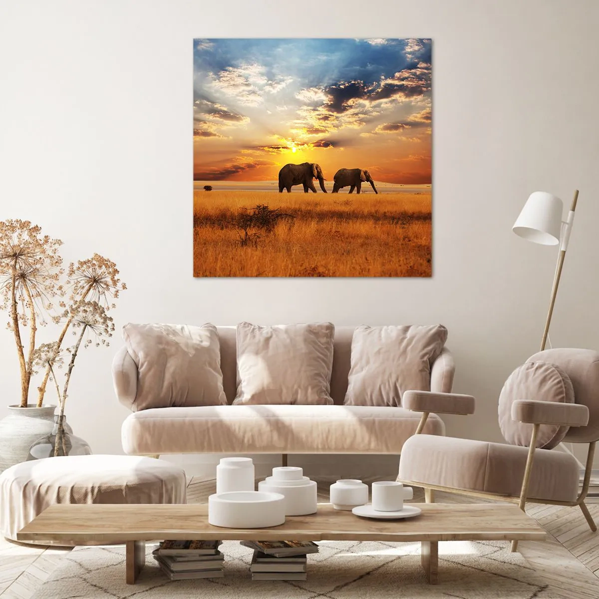 Obraz na plátne - Rodinná prechádzka - 50x50 cm