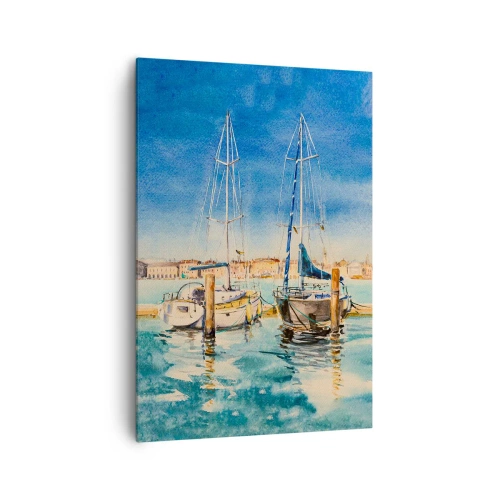 Obraz na plátne - Slnečná lagúna - 70x100 cm
