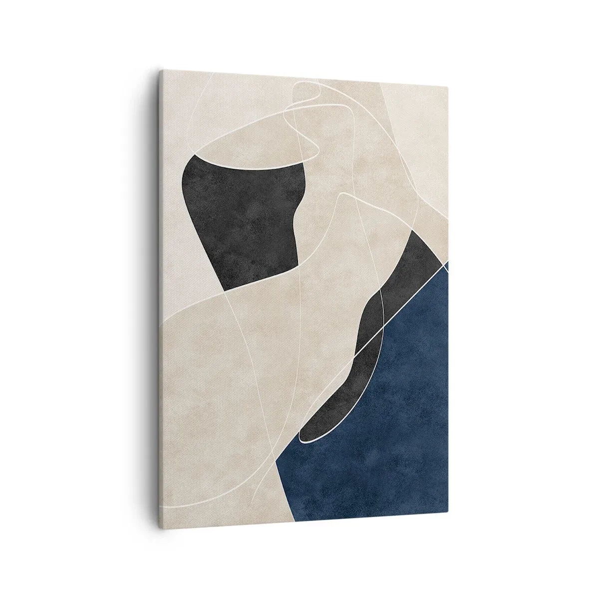 Obraz na plátne - Abstraktná kompozícia – kontrast farieb - 50x70 cm