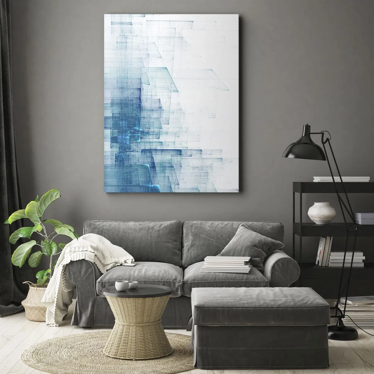 Obraz na plátne - Ako sa stal priestor - 45x80 cm
