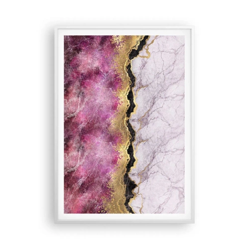 Plagát v bielom ráme - Na hranici - 70x100 cm