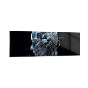 Obraz na skle - Technológia je žena - 160x50 cm