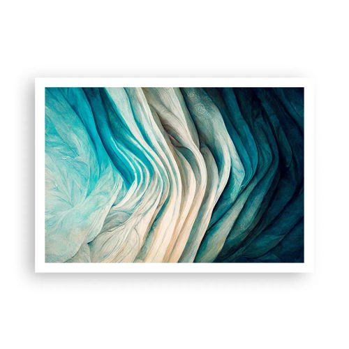 Plagát - Modrá neukojiteľnosť - 100x70 cm