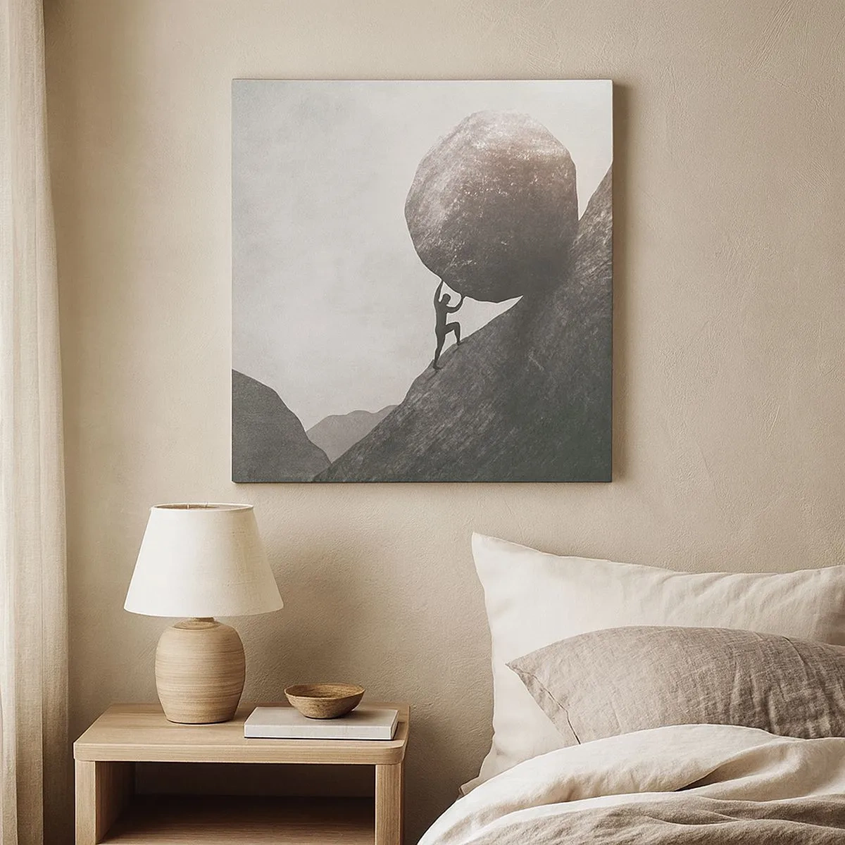 Obraz na plátne - Verím, proti všetkej nádeji - 30x30 cm