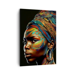 Obraz na plátne - Africká kráľovná - 50x70 cm