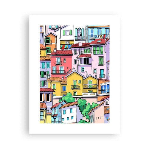 Plagát - Veselé mesto - 30x40 cm