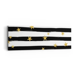 Obraz na plátne - Všetci sme sa narodili pod šťastnou hviezdou - 90x30 cm