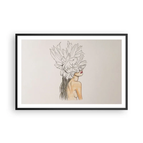 Plagát v čiernom ráme - Vrchol krásy - 91x61 cm